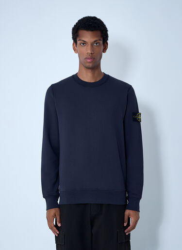 Stone Island Logo Patch Sweater Black sto0162003
