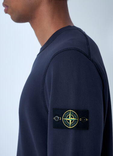 Stone Island Logo Patch Sweater Black sto0162003