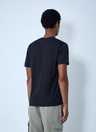 Stone Island Logo Motif T-Shirt Black sto0162009