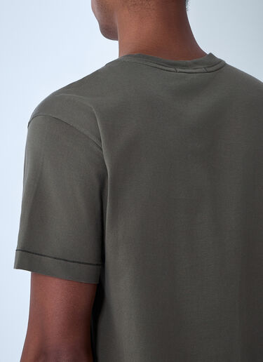 Logo Motif T-Shirt Stone Island Logo Motif T-Shirt Khaki sto0162024