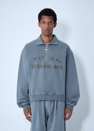 Story MFG. Geo Sweatshirt Blue str0160011
