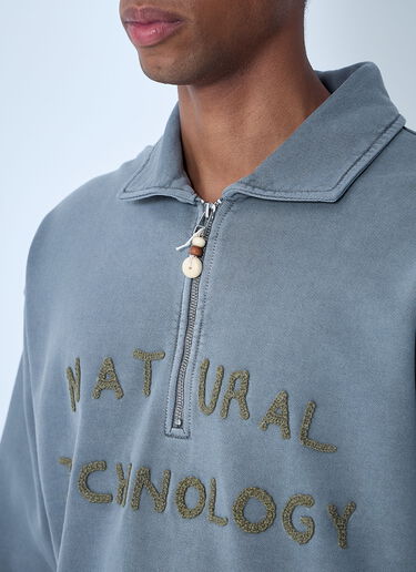 Story MFG. Geo Sweatshirt Blue str0160011