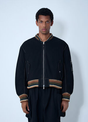 Story MFG. Seed Bomber Jacket Black str0160012