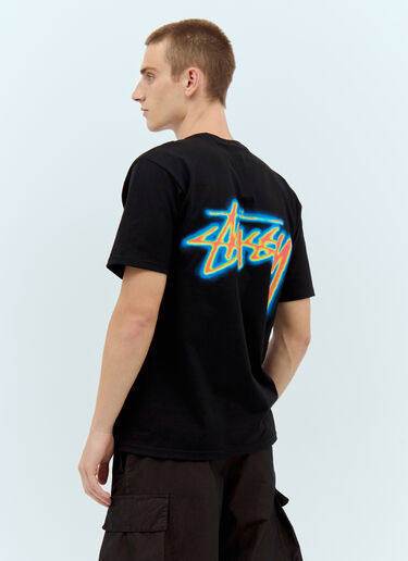 써멀 스톡 티셔츠 Stüssy 써멀 스톡 티셔츠 블랙 sts0157018