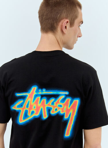 써멀 스톡 티셔츠 Stüssy 써멀 스톡 티셔츠 블랙 sts0157018