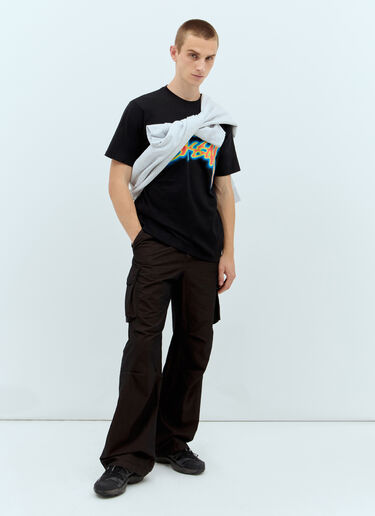 써멀 스톡 티셔츠 Stüssy 써멀 스톡 티셔츠 블랙 sts0157018
