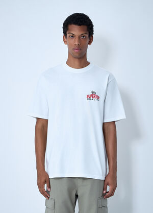 Stüssy Logo Motif T-Shirt White sts0161001