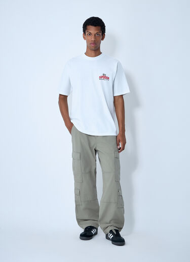 Logo Motif T-Shirt Stüssy Logo Motif T-Shirt White sts0161001