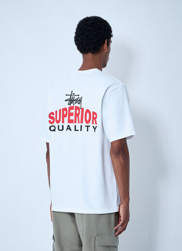 Logo Motif T-Shirt Stüssy Logo Motif T-Shirt White sts0161001