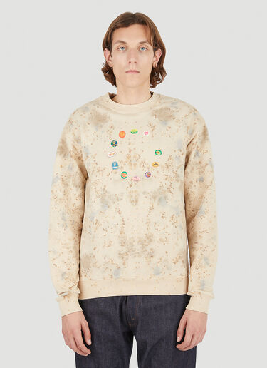 Souvenir x Viron 천연 염색 크루넥 스웻셔츠 베이지 svn0146004