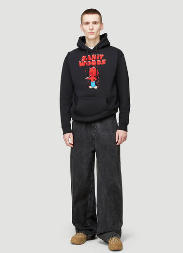 Little Devils Hooded Sweatshirt Saintwoods Little Devils Hooded Sweatshirt Black swo0144008