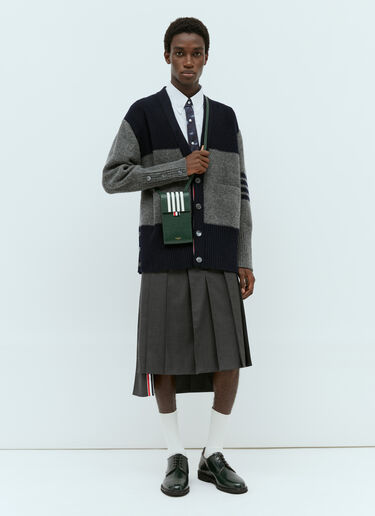 Thom Browne 4-바 니트 가디건 그레이 thb0154005