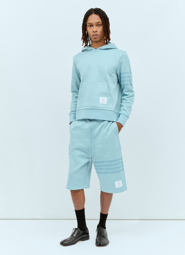 Knit Track Shorts Thom Browne Knit Track Shorts Blue thb0155001