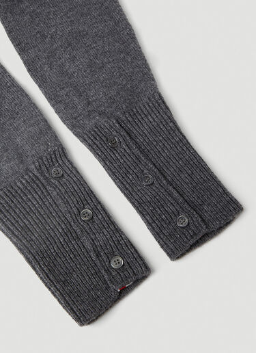 Thom Browne Sweater Shoulder Bag Grey thb0351001