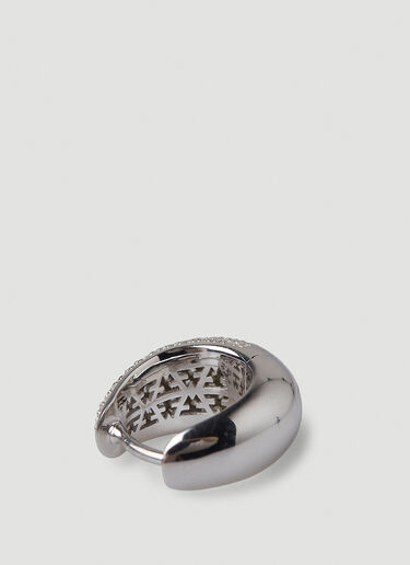 Ice Pavé Small Hoop Earrings Tom Wood Ice Pavé Small Hoop Earrings Silver tmw0248019