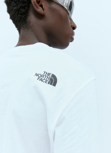 The North Face 로고 프린트 티셔츠 화이트 tnf0154003