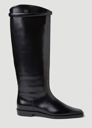 TOTEME Riding Boots Black tot0251006