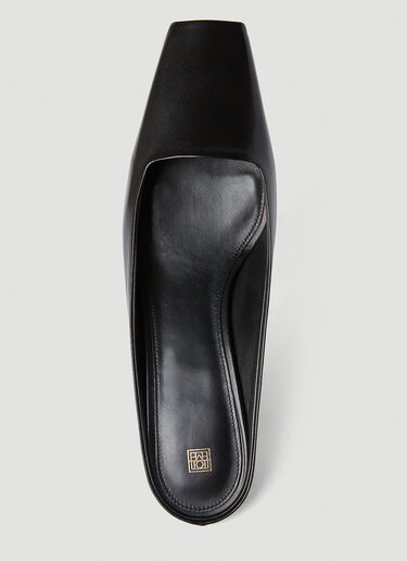 TOTEME Kitten Heel Mules Black tot0252002