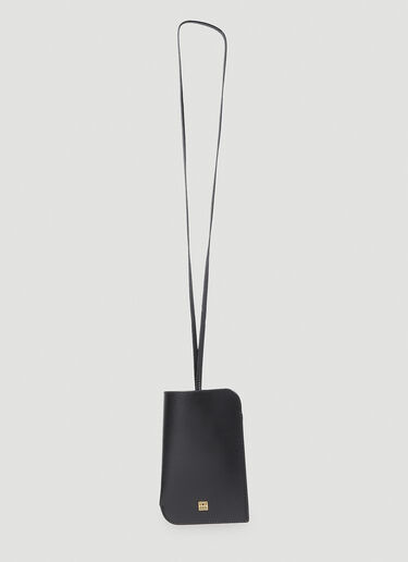 TOTEME Lanyard Pocket Pouch Black tot0252003