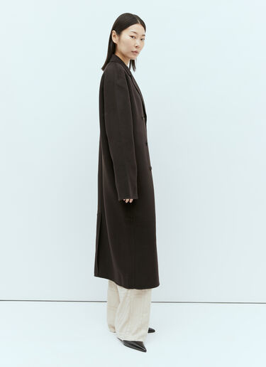 Signature Wool Double Coat TOTEME Signature Wool Double Coat Brown tot0255023