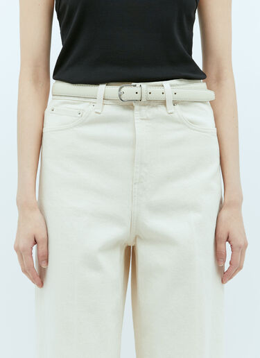 Slim Leather Belt TOTEME Slim Leather Belt Cream tot0256033