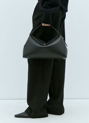 TOTEME T-Lock Leather Handbag Black tot0256038