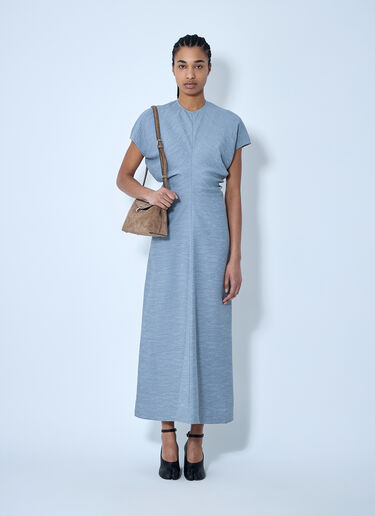 TOTEME Slouch Maxi Dress Blue tot0260012