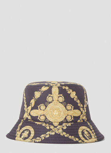 Versace 바로크 프린트 버킷 햇 골드 ver0152035