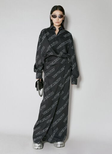 Space 字母花押裹身半身裙 VETEMENTS Space 字母花押裹身半身裙 黑色 vet0254005