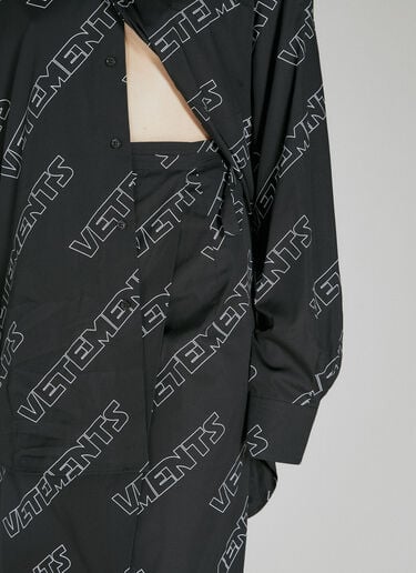 Space 字母花押裹身半身裙 VETEMENTS Space 字母花押裹身半身裙 黑色 vet0254005