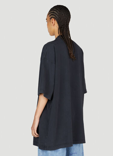 VETEMENTS 크리스탈 로고 티셔츠 블랙 vet0254018