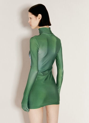 Anime Mini Dress VETEMENTS Anime Mini Dress Green vet0255009