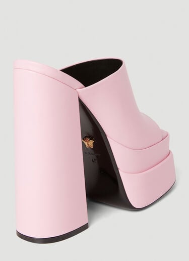 Platform Mules Versace Platform Mules Pink vrs0251036