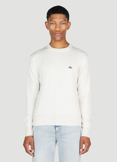 Vivienne Westwood Orb Knit Sweater Cream vvw0153009