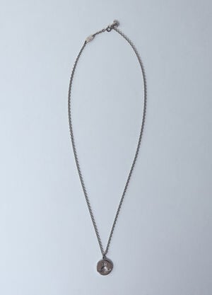 Vivienne Westwood メンズ。 ヤヌス・ペンダントネックレス  シルバー vvw0160020