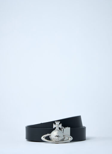 Vivienne Westwood Orb Leather Belt Black vvw0161017