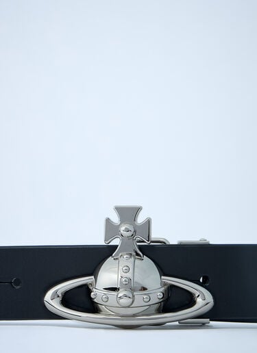 Orb Leather Belt Vivienne Westwood Orb Leather Belt Black vvw0161017