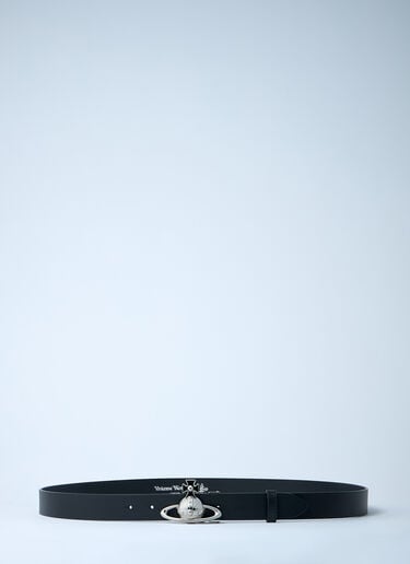 Orb Leather Belt Vivienne Westwood Orb Leather Belt Black vvw0161017