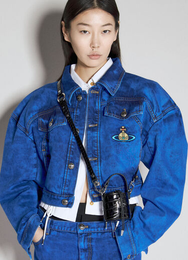 迷你雏菊单肩包 Vivienne Westwood 迷你雏菊单肩包 黑色 vvw0255021