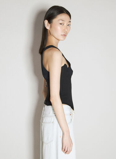 Vivienne Westwood 벨라 컵리스 코르셋  블랙 vvw0255037