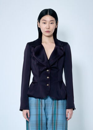 Vivienne Westwood Drunken Tailored Blazer Purple vvw0259030