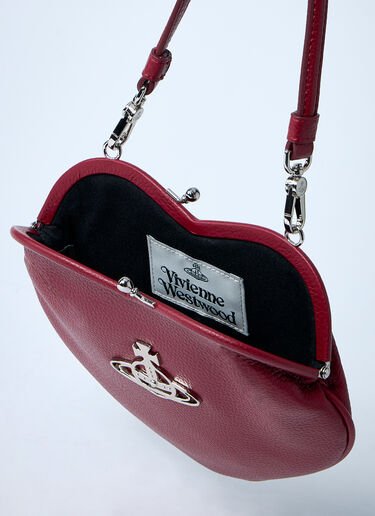 Vivienne Westwood Belle Heart Frame Handbag Red vvw0261036