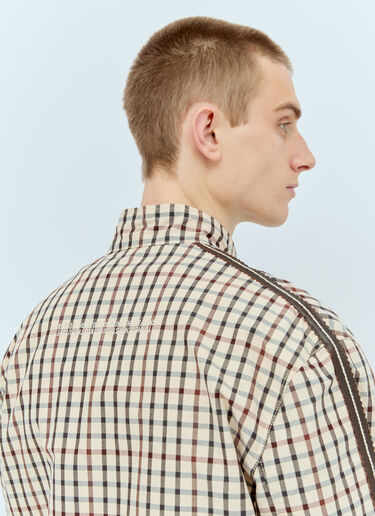 Path Harrington Checked Jacket Wales Bonner Path Harrington Checked Jacket Brown wbn0156008