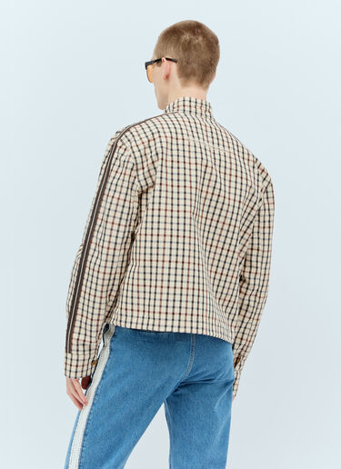 Path Harrington Checked Jacket Wales Bonner Path Harrington Checked Jacket Brown wbn0156008