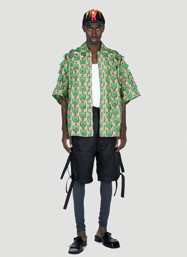 Walter Van Beirendonck Devil 衬衫 绿色 wlt0152005