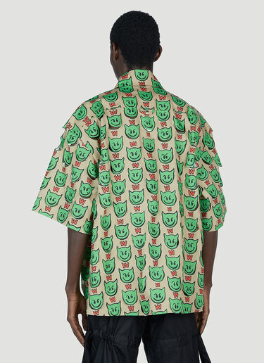 Walter Van Beirendonck Devil 衬衫 绿色 wlt0152005