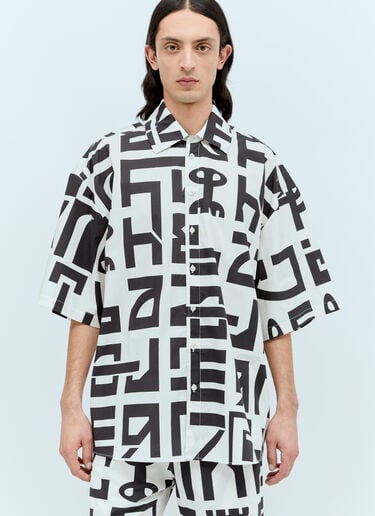 오버사이즈 스타 셔츠 Walter Van Beirendonck 오버사이즈 스타 셔츠 화이트 wlt0156005