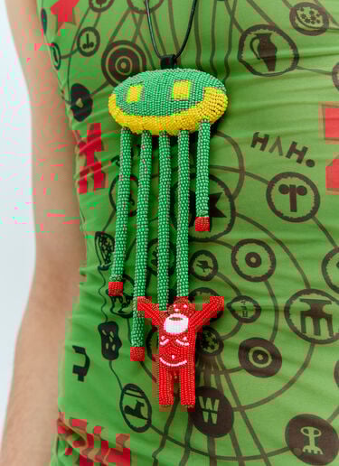 Beam Me Up Necklace Walter Van Beirendonck Beam Me Up Necklace Green wlt0156034