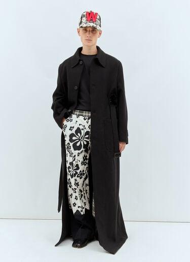 터널 맥시 코트 Walter Van Beirendonck 터널 맥시 코트 블랙 wlt0158002