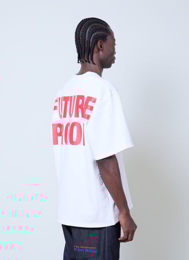 Walter Van Beirendonck x G-STAR Text Print T-Shirt White wlt0160030